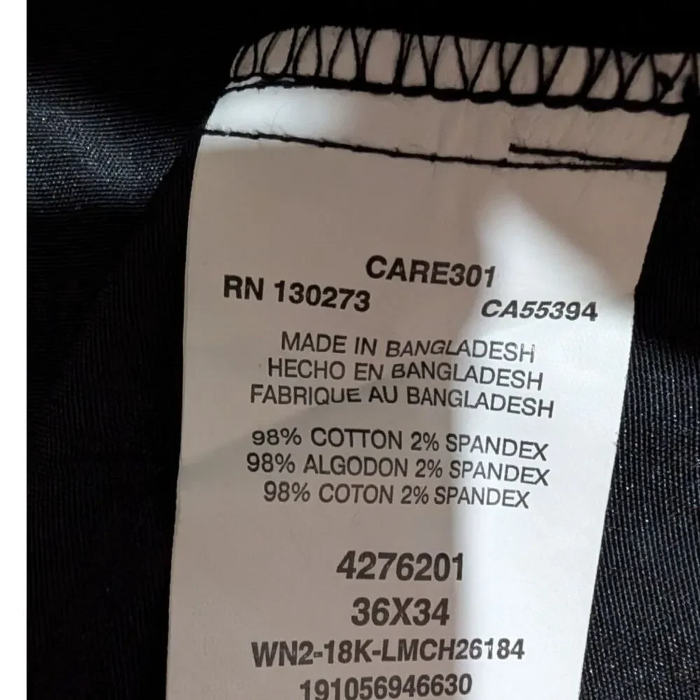 Men's Lee® Performance Series Relaxed-Fit Tri-Flex Pants Black 36/34